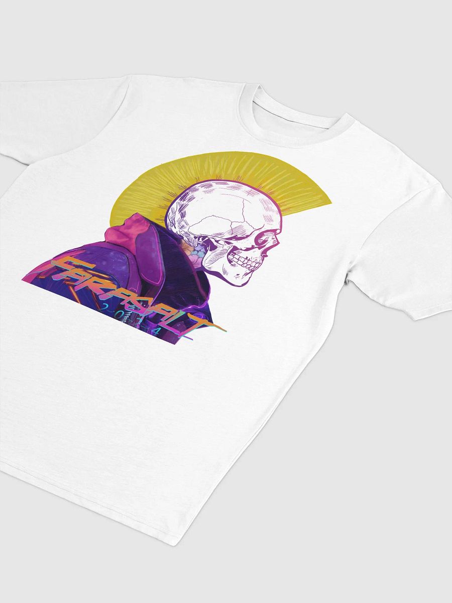 Cyberpunk 2024 Skull Mohawk - Cotton Heritage Tee product image (3)