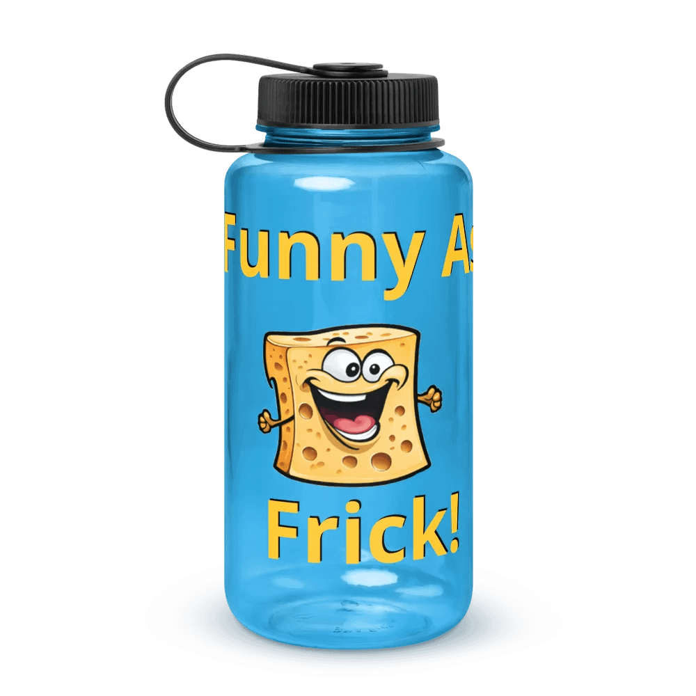 Funny As Frick! Wide Mouth Water Bottle product image (3)