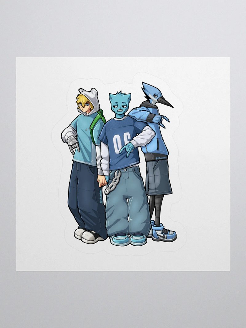 TEAM LIGHT BLUE STICKER