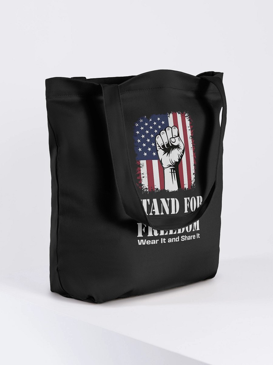 Declare your stance with the "Stand for Freedom Tote Bag product image (7)