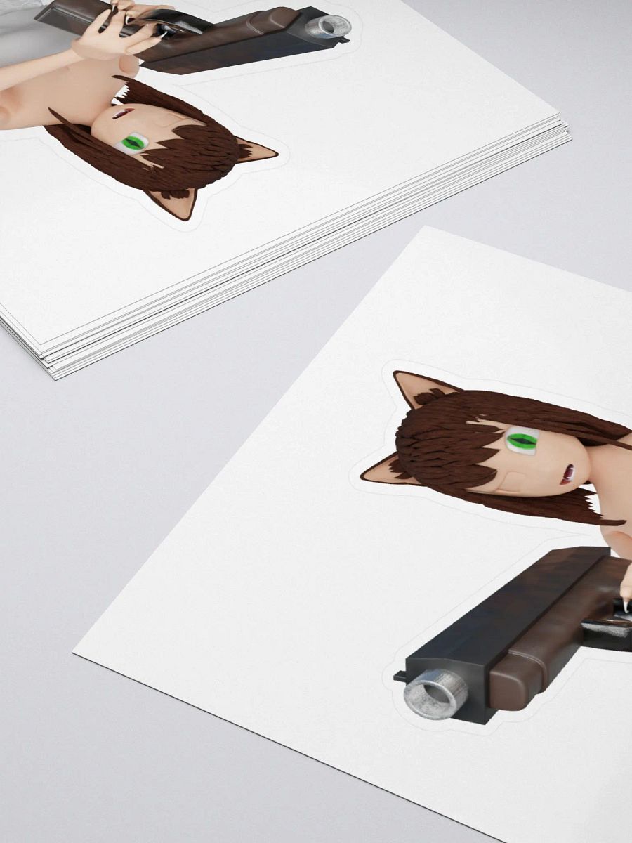 Catgirl with a gun product image (4)
