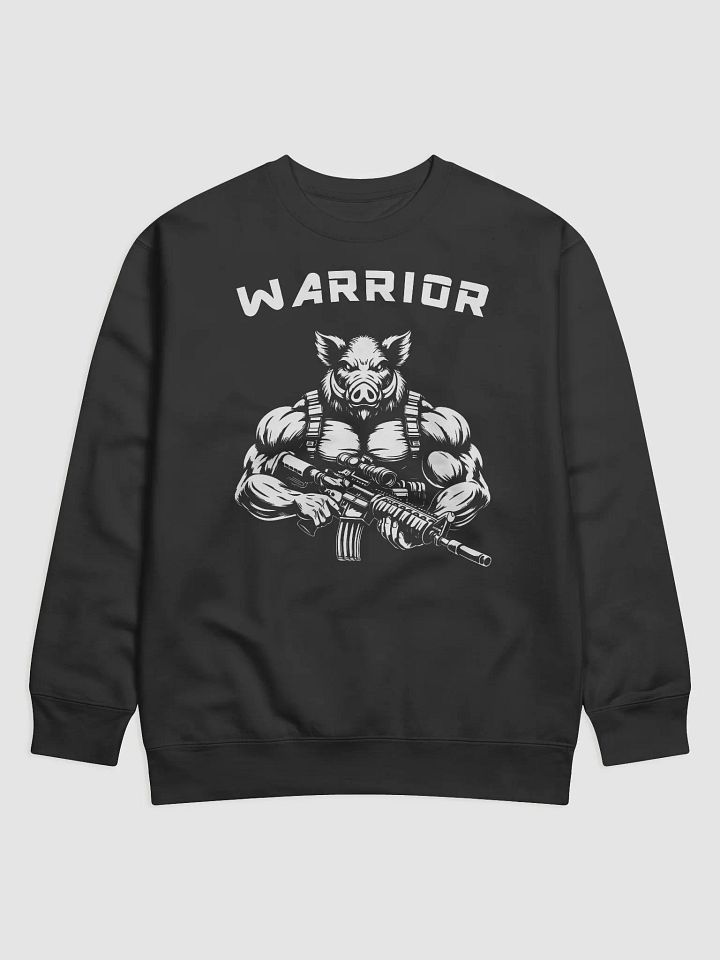 Military Boar Cartoon Design - Power Style Sweatshirt product image (1)