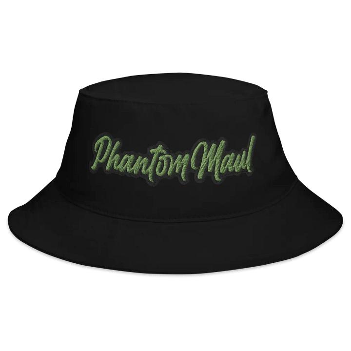 'PhantomMaul' Bucket Hat Kiwi Green Lettering product image (2)