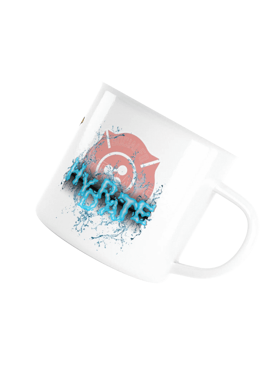 Ugly QR Code Hydrate Enamel Mug product image (2)