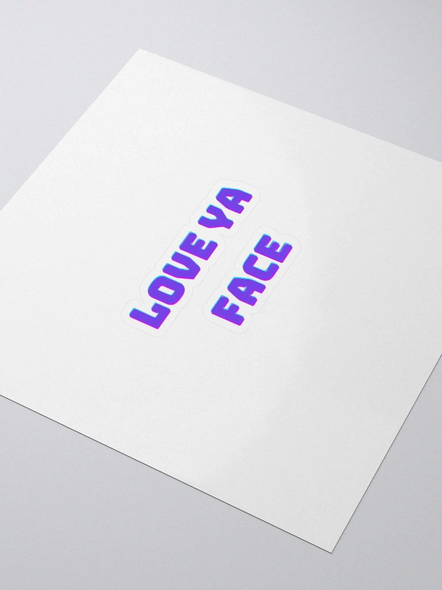 Love Ya Face Sticker product image (3)
