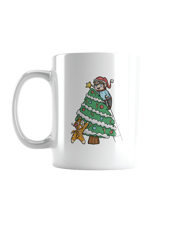 Arcade Warrior Tree White Mug Christmas 2025 product image (1)