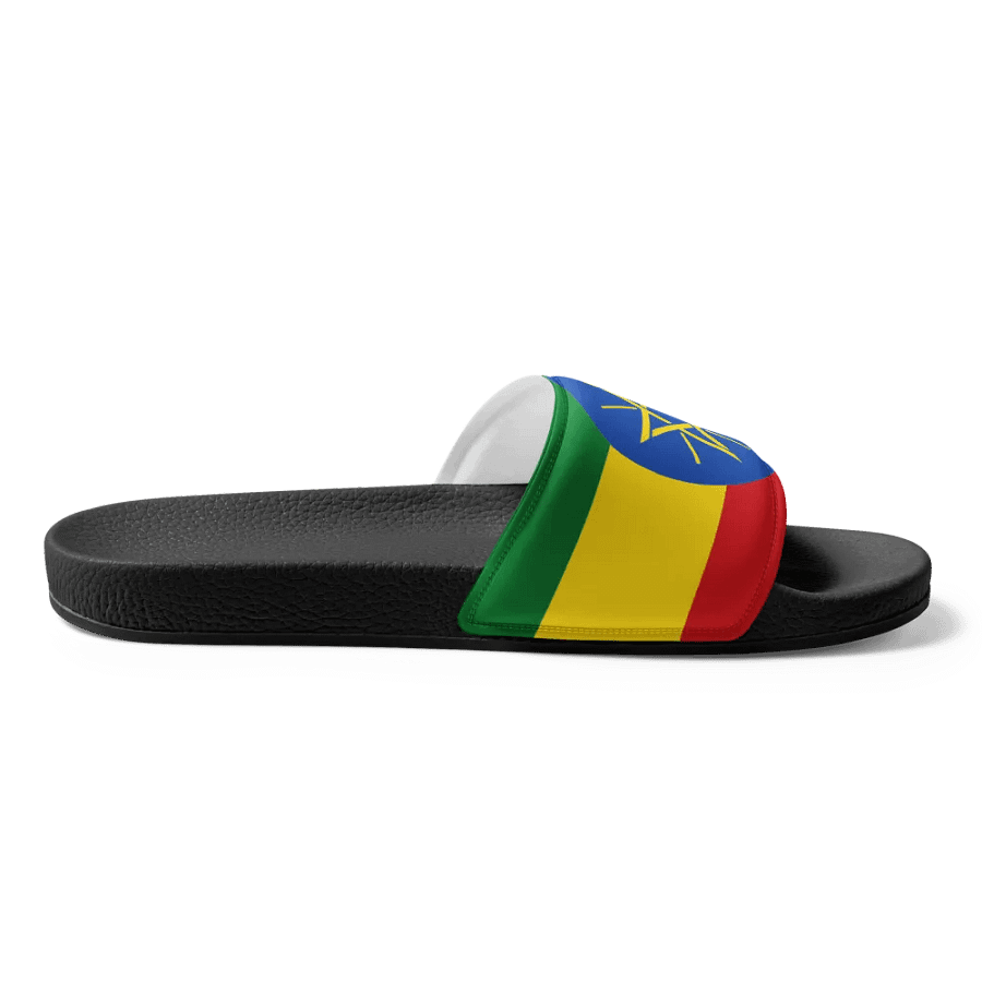 Ethiopian-Star and Stripes Women's Slides product image (7)