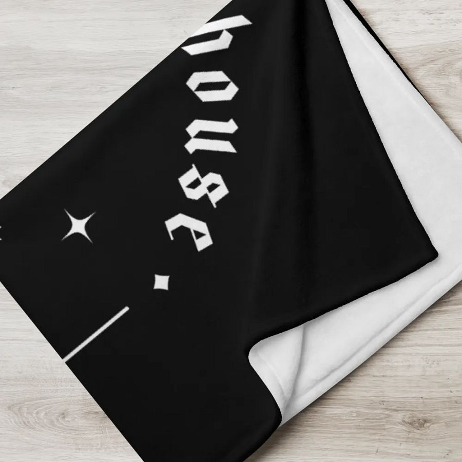 The Haunted House Throw Blanket product image (4)