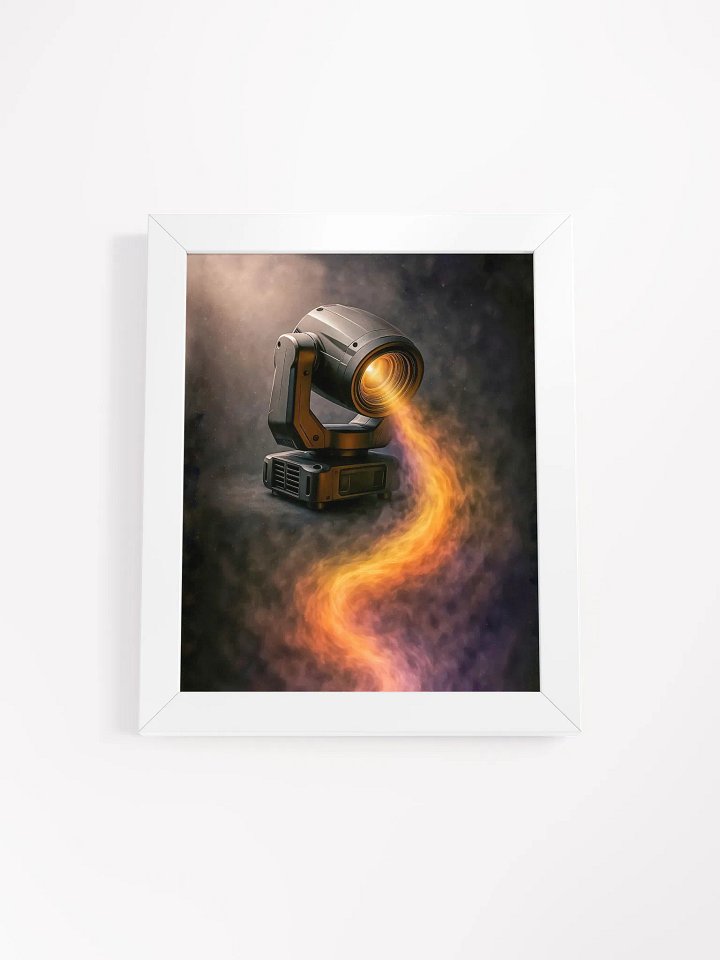 Theatrically Jerry: Light Beam Cyclone Moving Head Light Fine Art Print product image (6)
