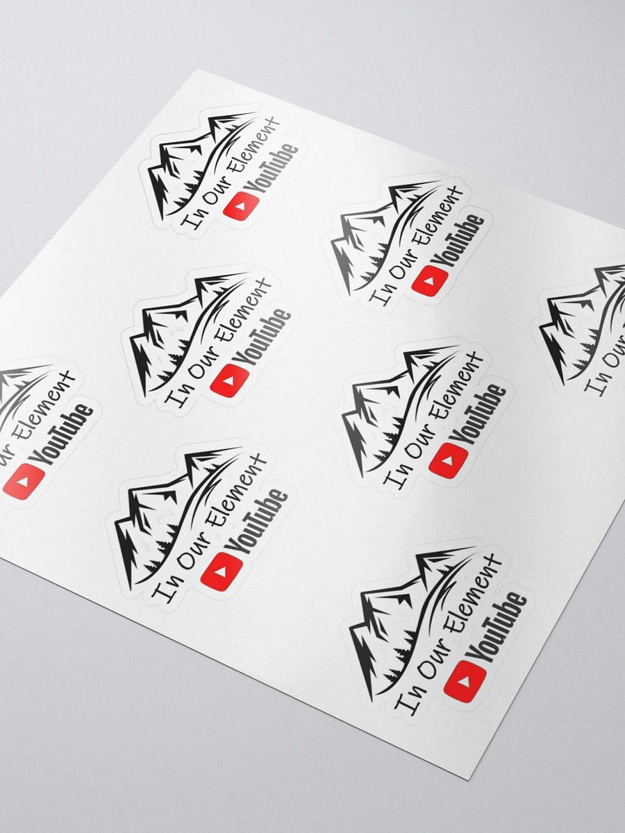 In Our Element / YouTube Decals X 8 (3 sizes to choose from) product image (3)