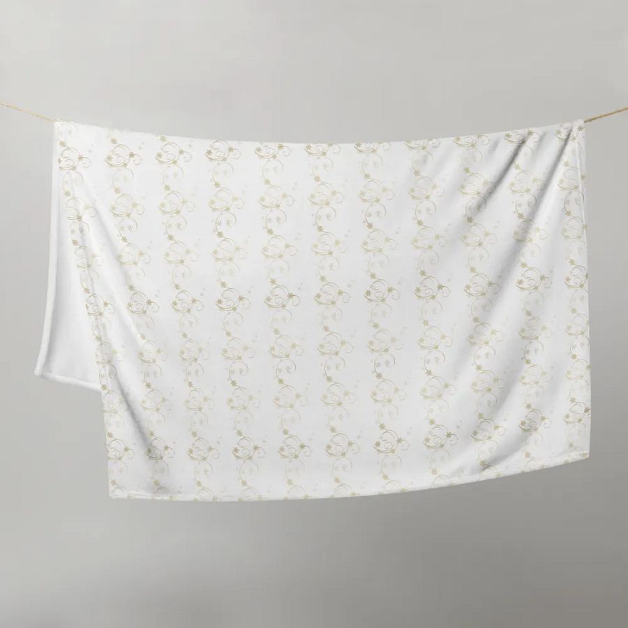 Golden Snowflakes Blanket product image (9)