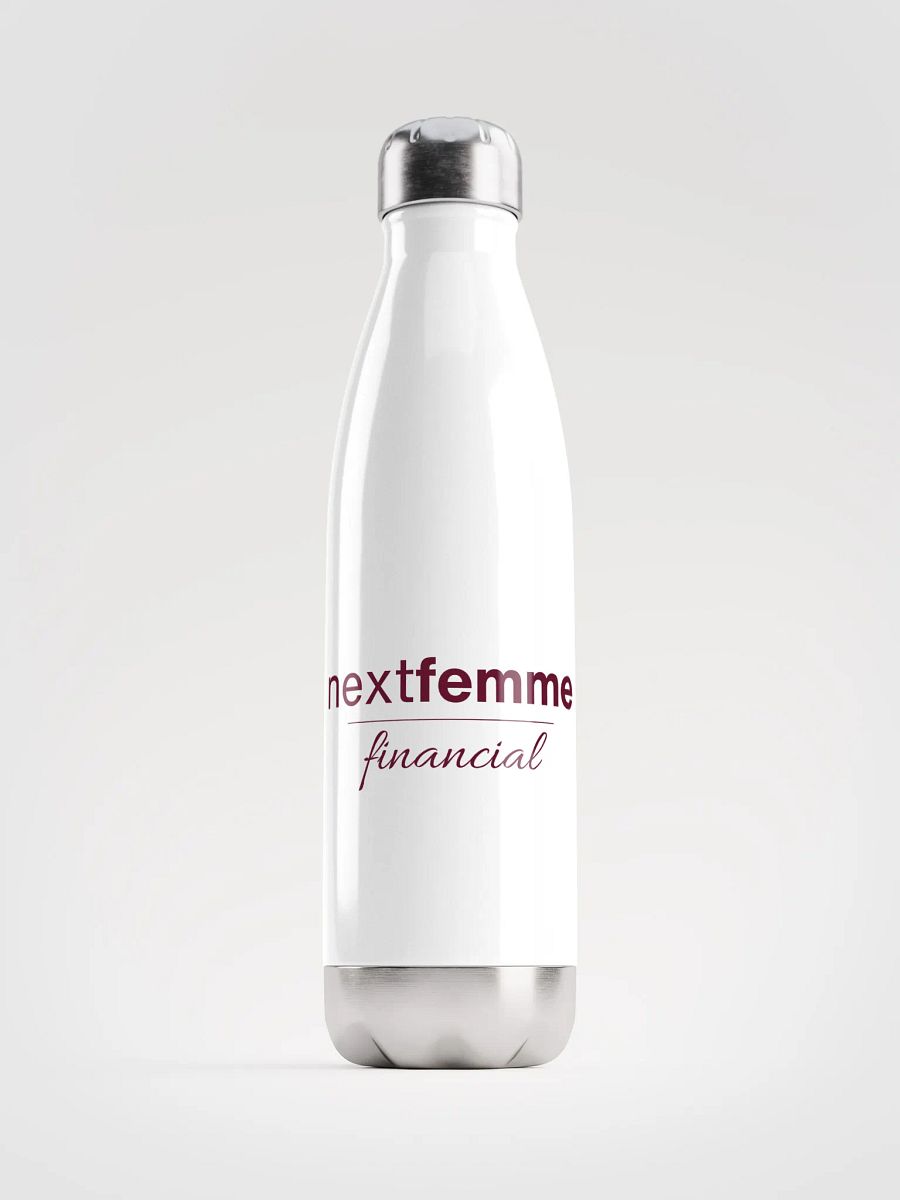 Stainless Steel Elegance Water Bottle with Maroon Logotype product image (1)