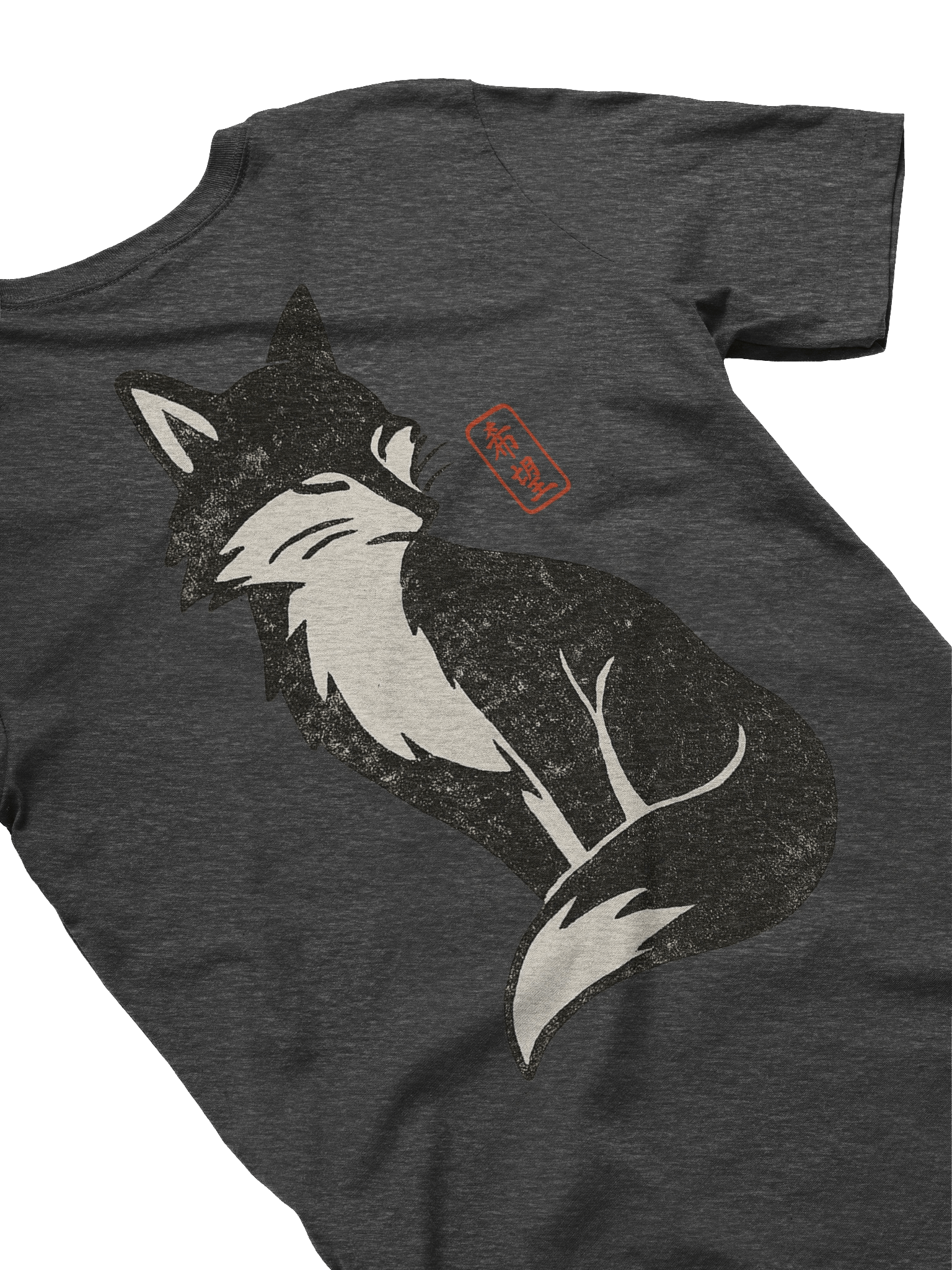 Japanese Fox Ink Art T-Shirt product image (4)