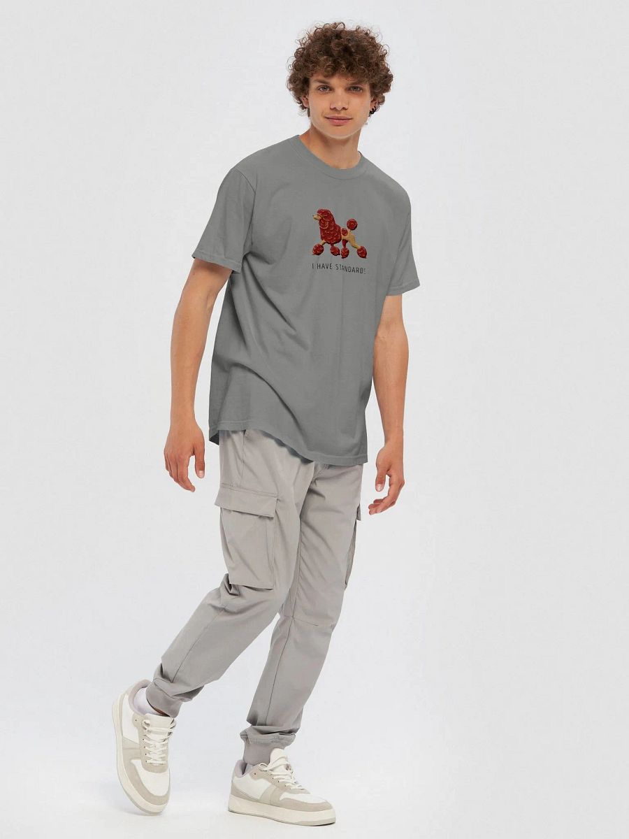 I Have Standards T-Shirt(Embroidered) of a Standard Poodle(Chocolate) product image (9)