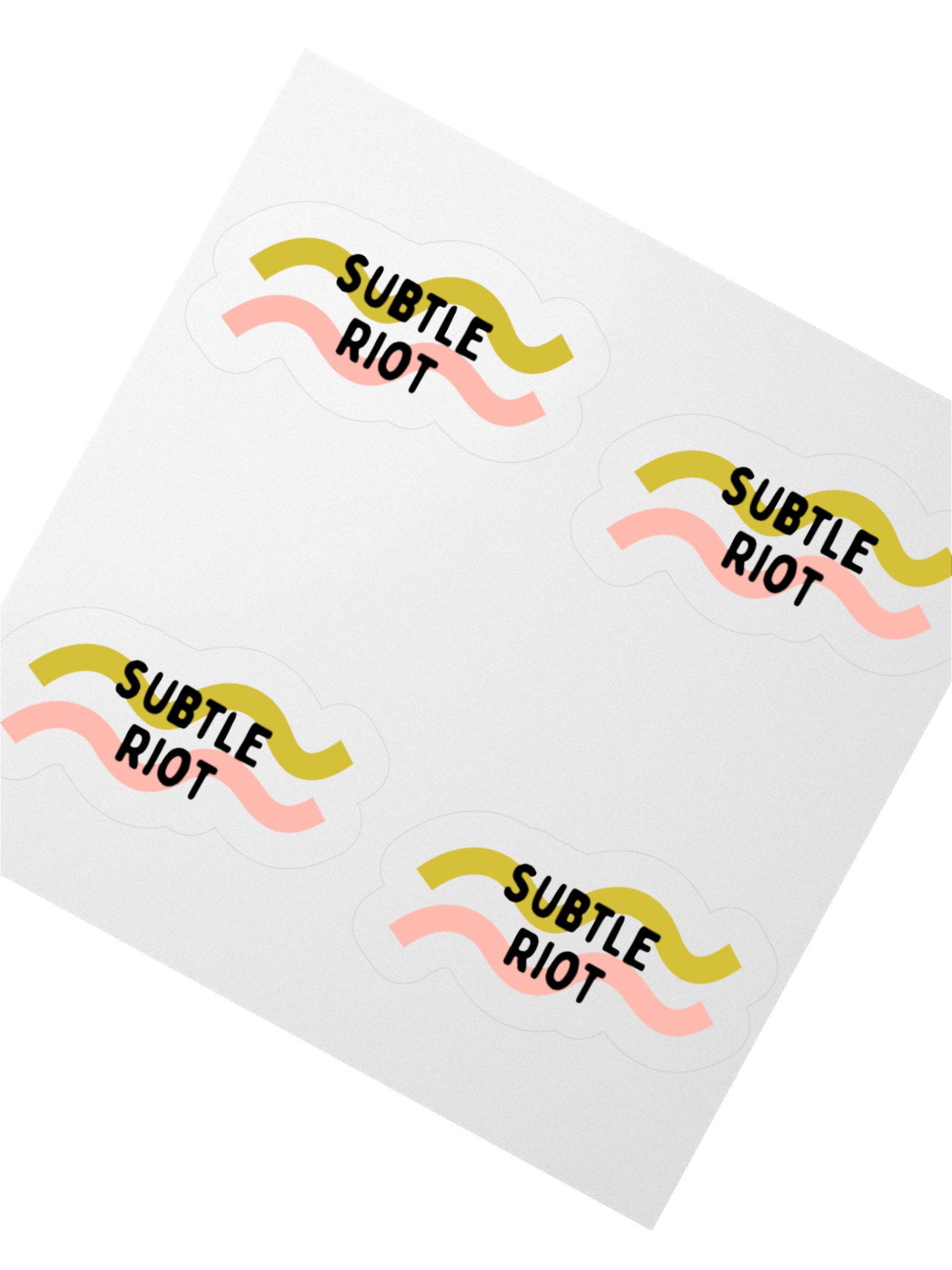 Subtle Riot Kiss Cut Sticker Set product image (2)