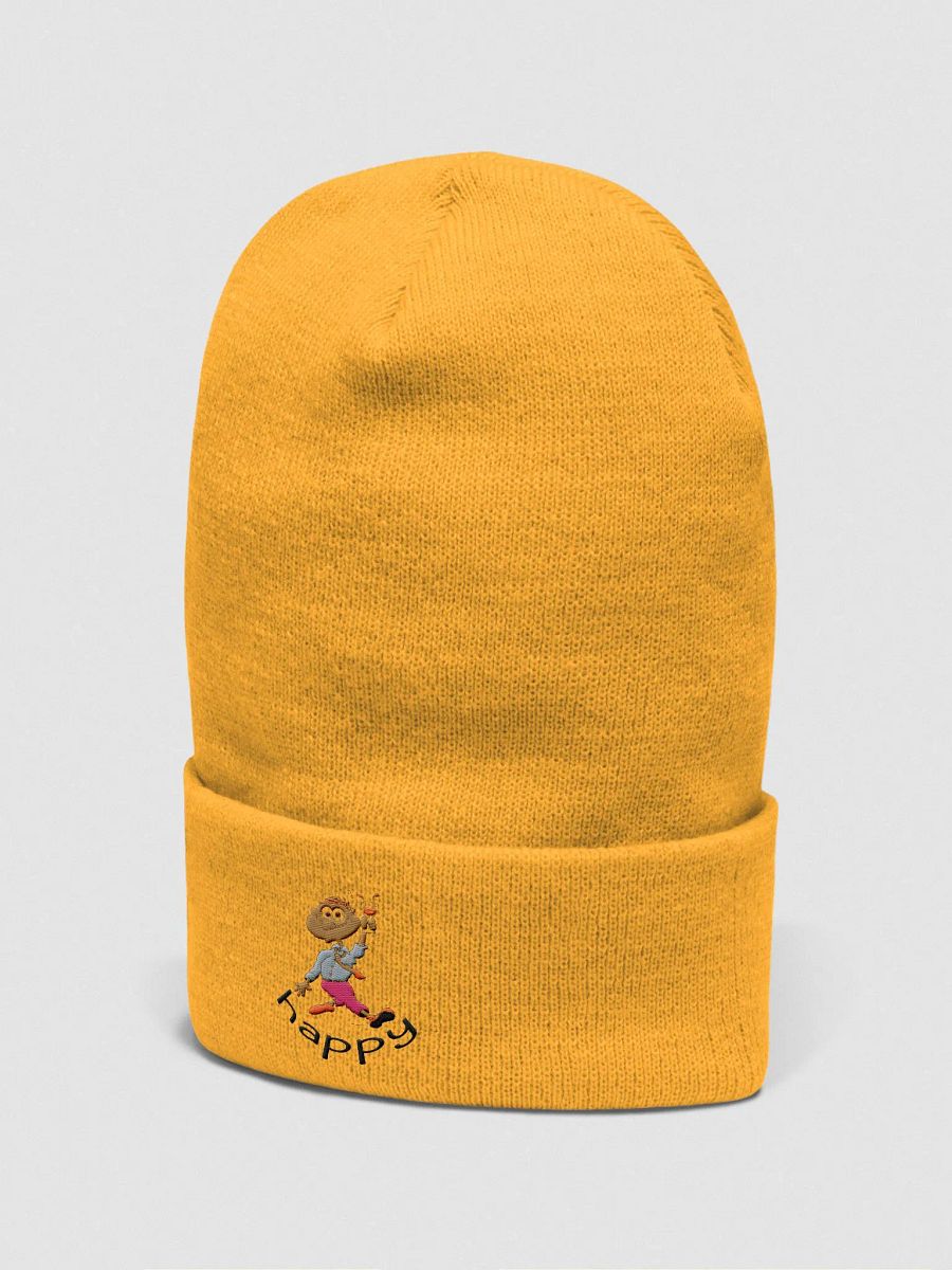 Cheerful Man Embroidered Beanie product image (6)