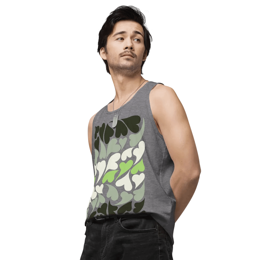 Nestled PRIDE Agender Tank Top product image (46)