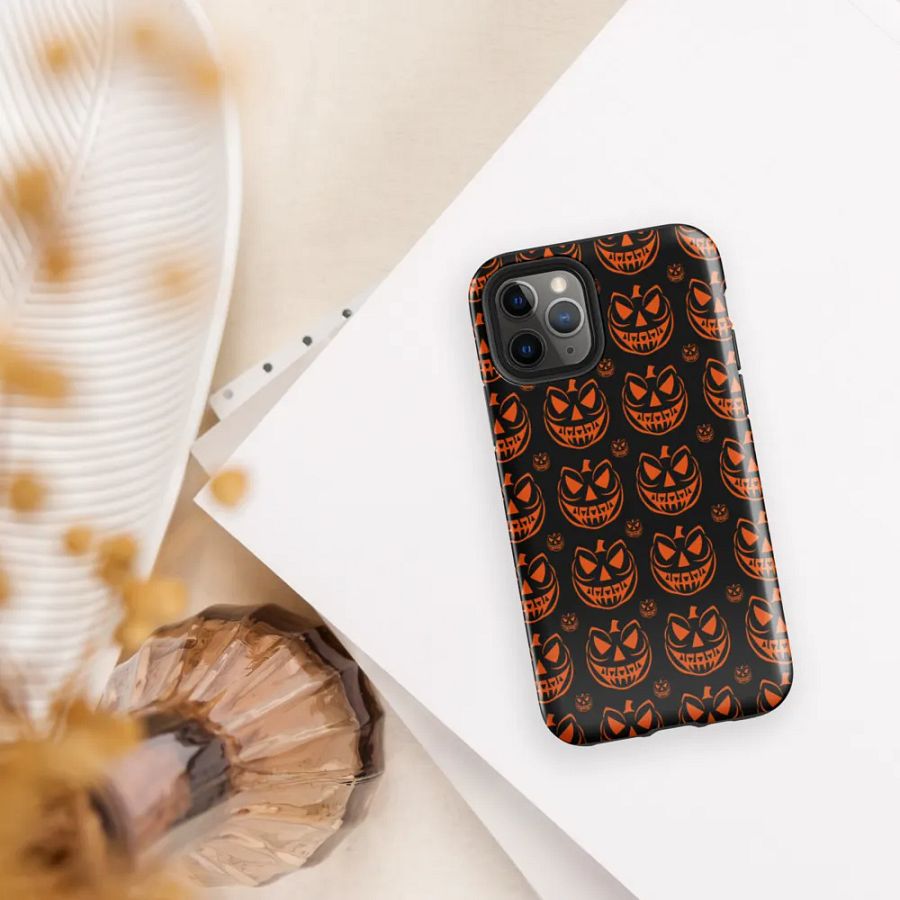 Menacing Jack-O'-Lanterns iPhone® Tough Case product image (5)