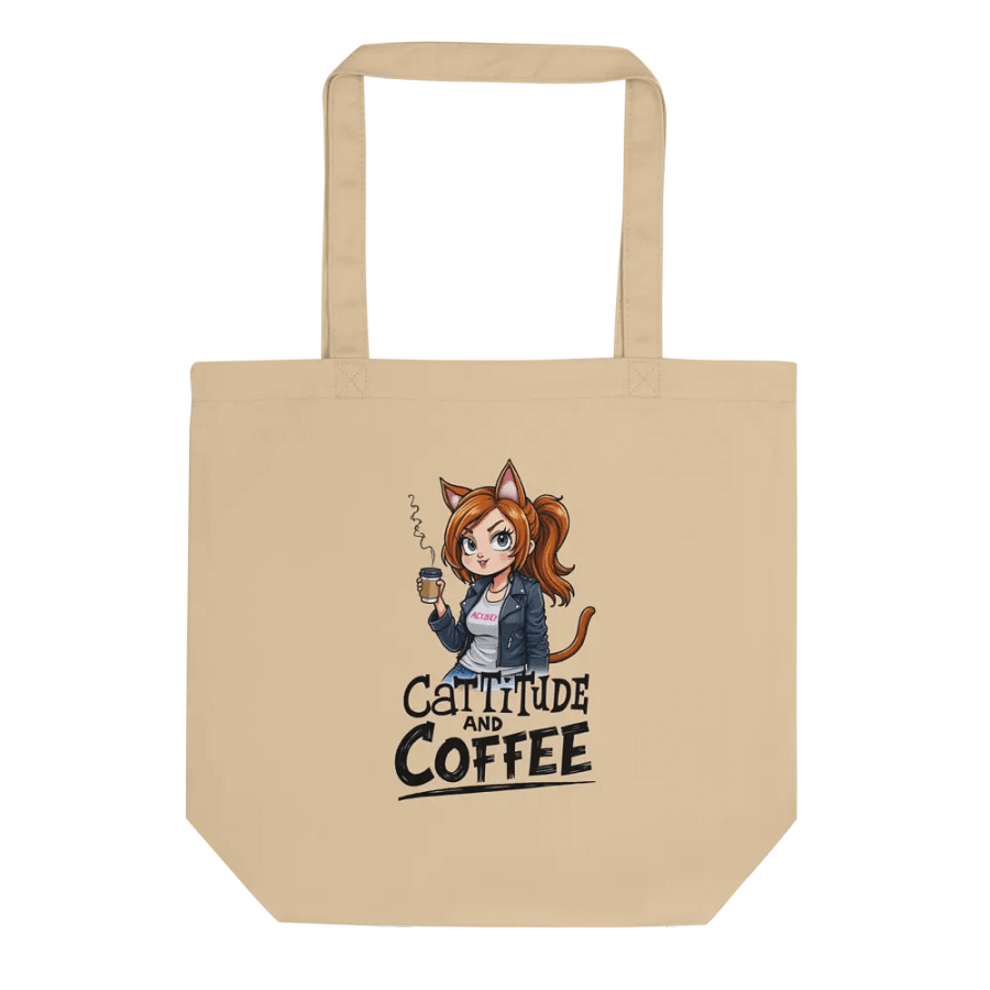 Cat-Titude Eco Tote: Feline Fashion Statement product image (1)
