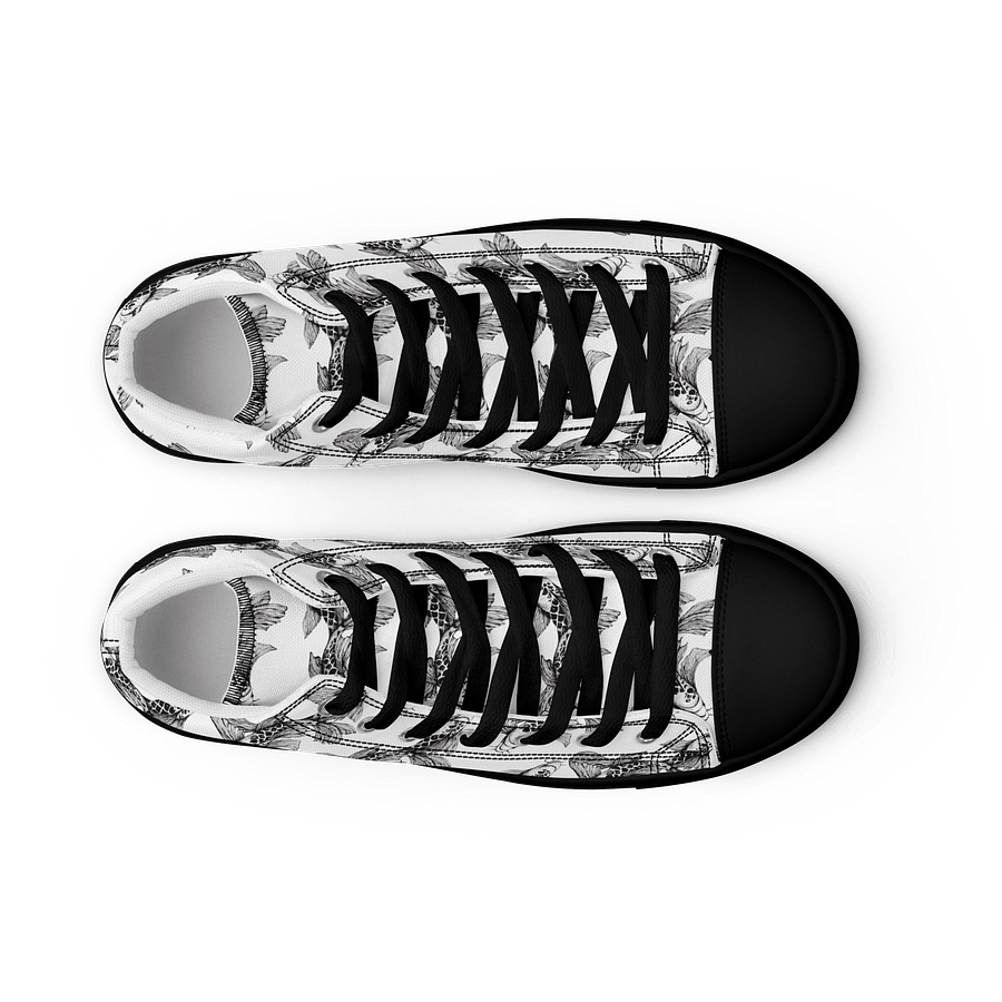 Koi Fish - Women's High Top Canvas Shoes product image (12)