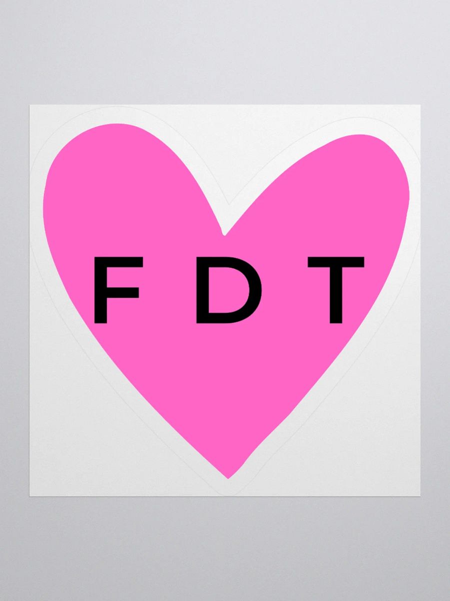 Magenta FDT Sticker. product image (1)