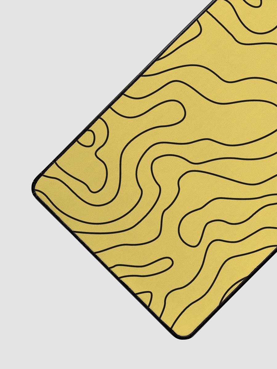 Black/Yellow Damascus Deskpad product image (3)