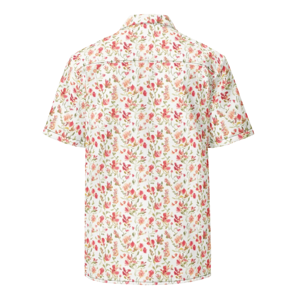 Floral Pattern Snapdragon Flowers Hawaiian Shirt product image (2)