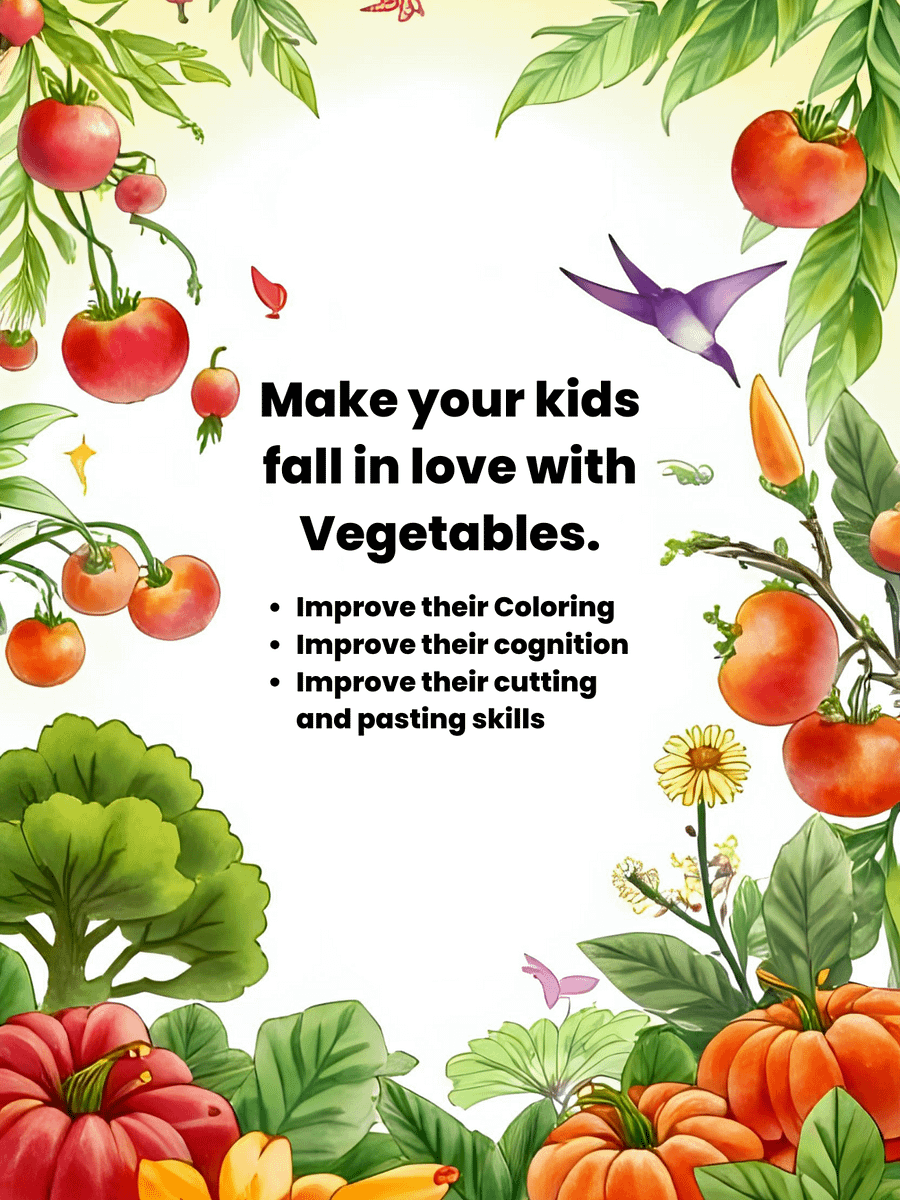 Veggie Adventures: Activity Based Coloring Book product image (4)