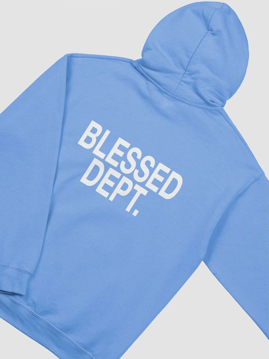 Blessed Dept. White Font Hoodie product image (4)
