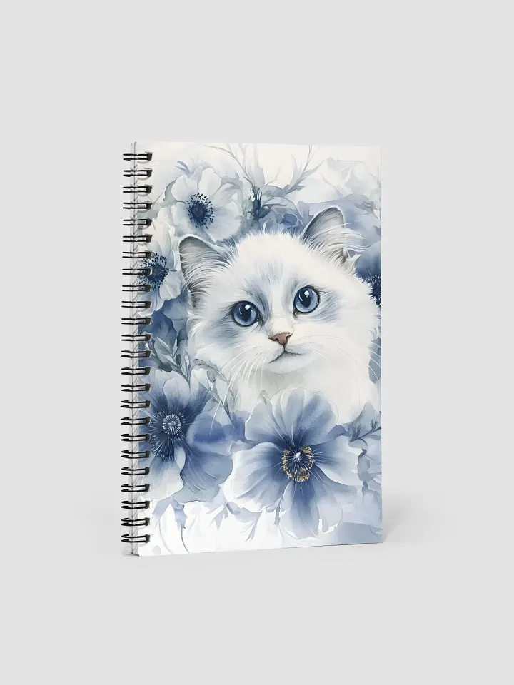 Anemone Cat Spiral Notebook product image (1)
