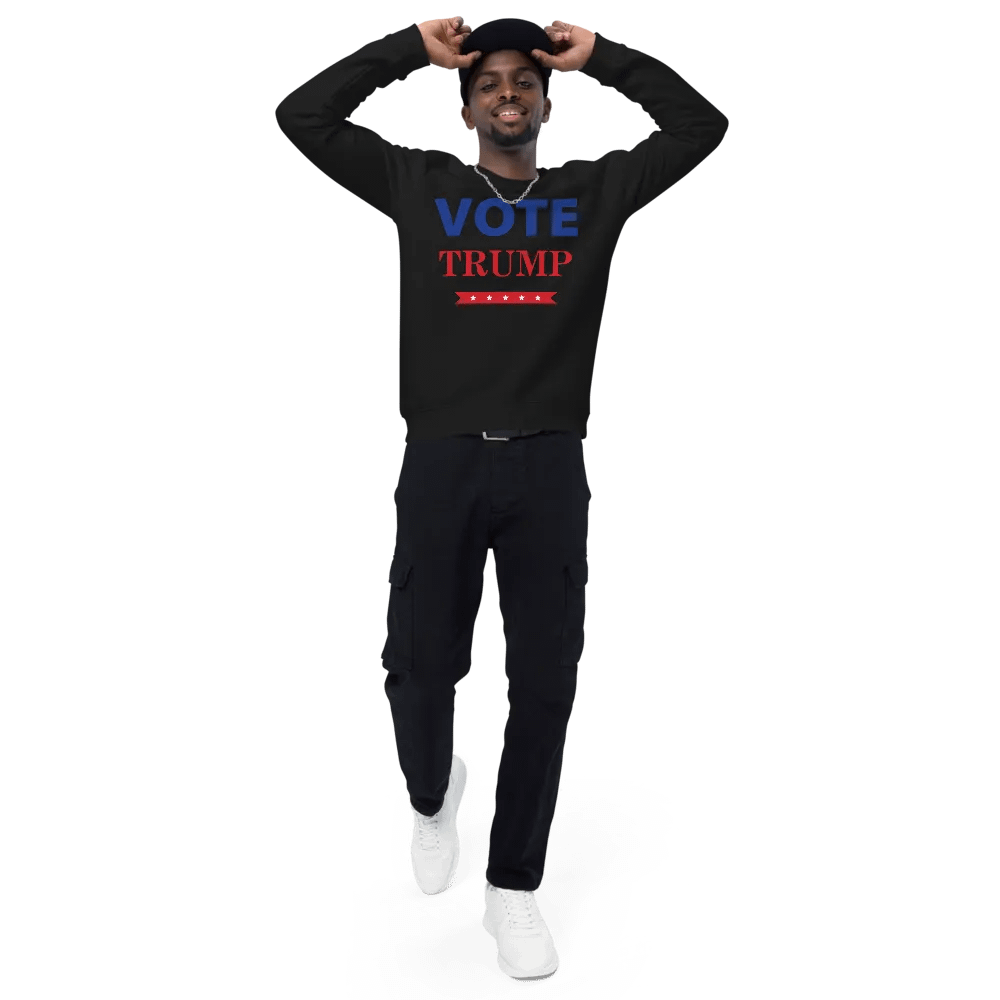 Vote Trump Organic Raglan Sweatshirt product image (8)