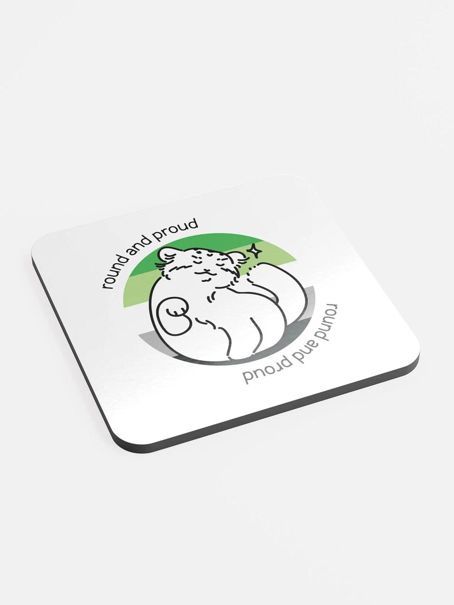 Round and Proud Aromantic Version - Coaster product image (2)