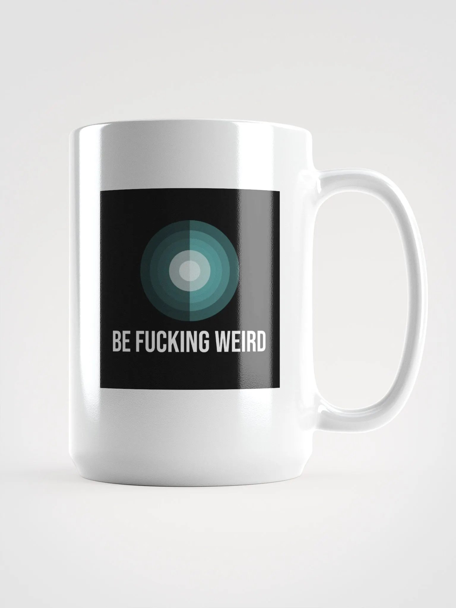 Be Weird White Glossy Mug product image (1)
