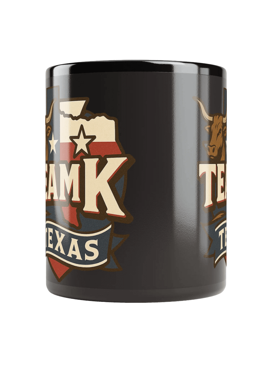 Team K Texas Black Mug product image (10)