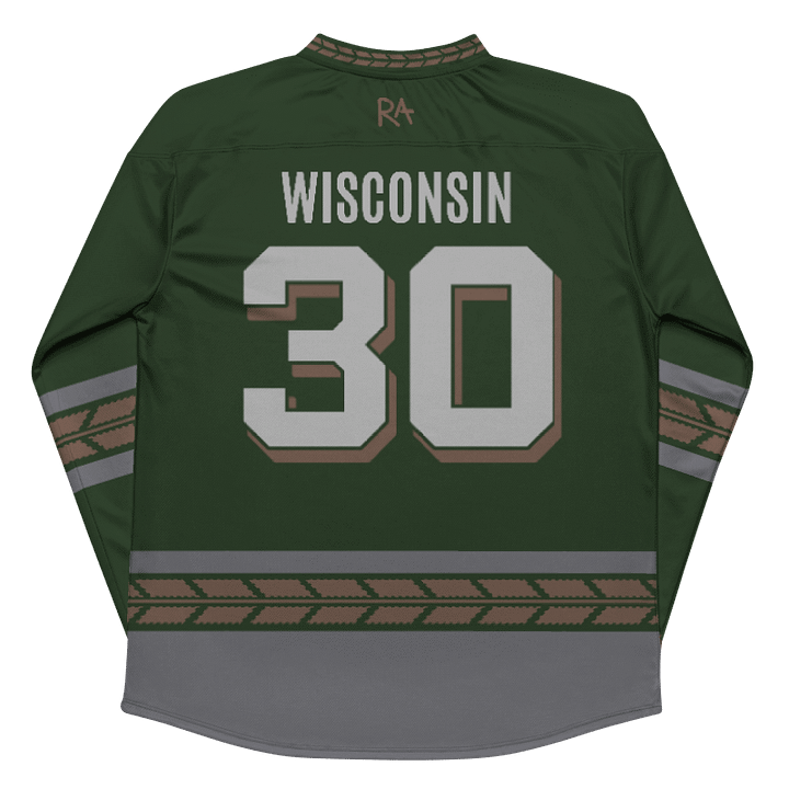 Wisconsin Barley - Green Hockey Jersey product image (2)