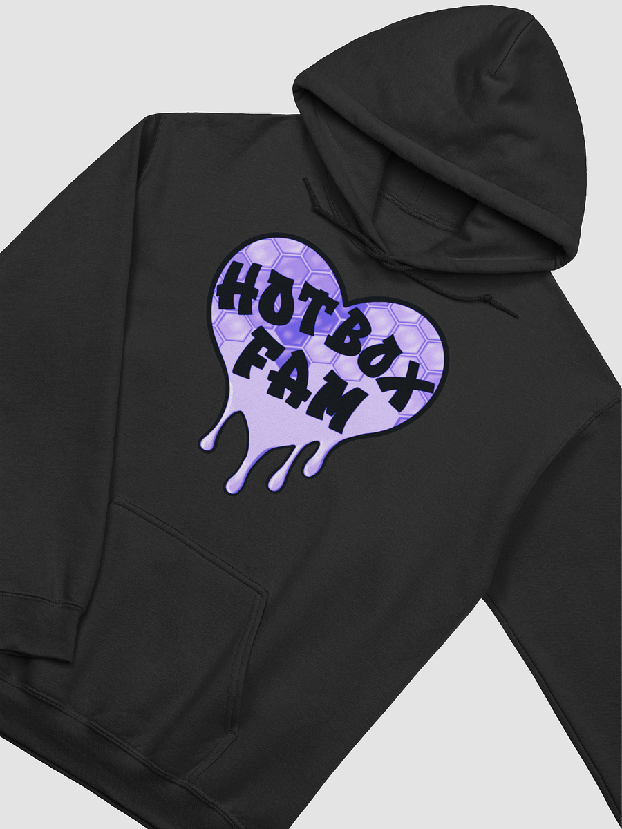 UNISEX HOT BOX FAM PURPLE HONEY COMB LOGO HOODIE product image (31)