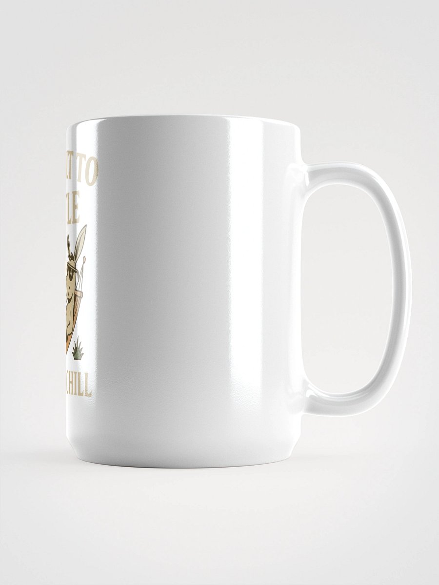 Not Built to Hustle – Born to Chill Mug (Donkey-Approved Downtime) product image (2)