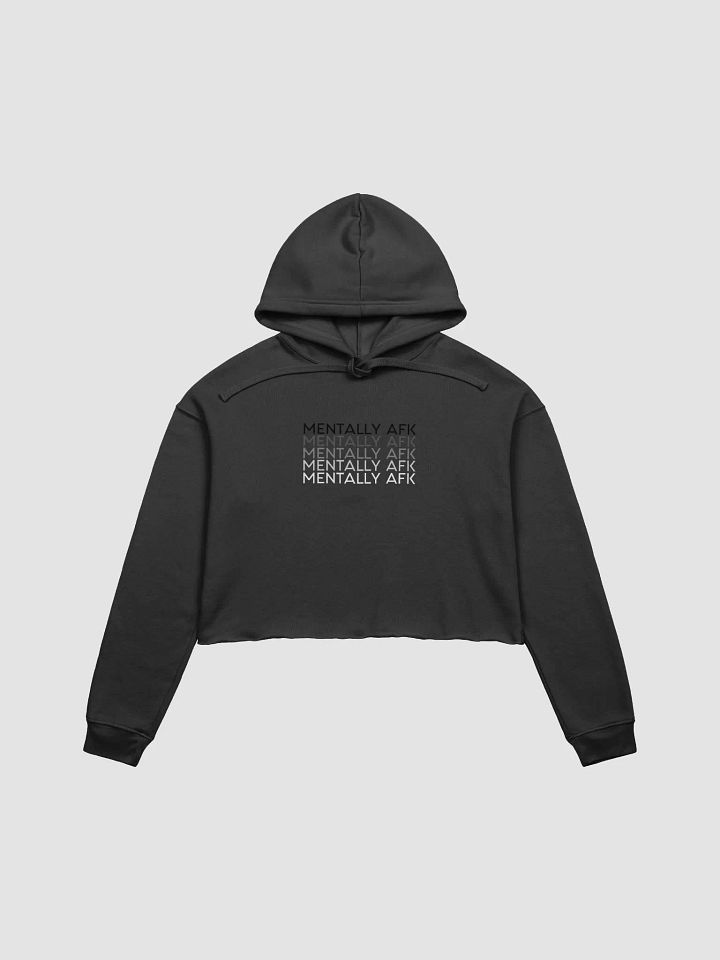 Mentally AFK Crop Hoodie product image (2)