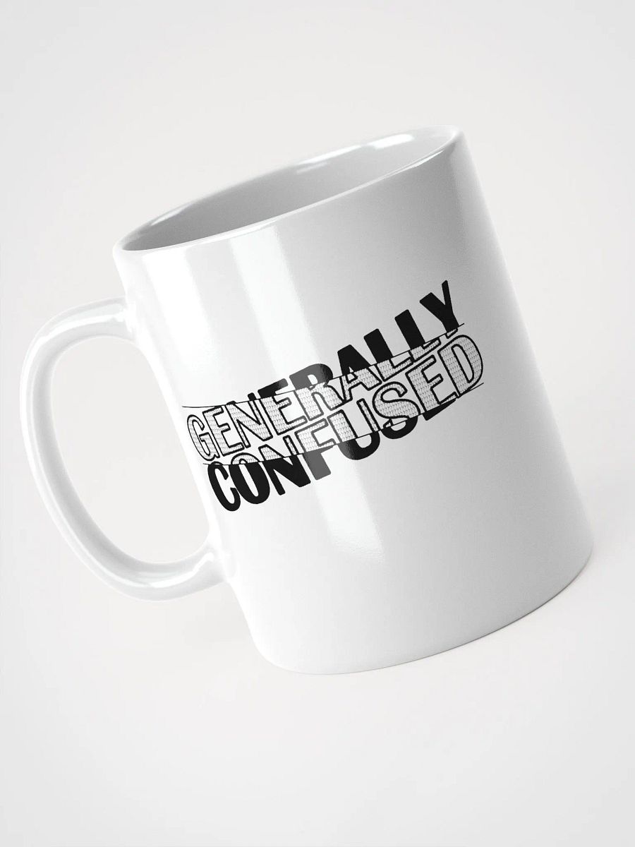 Generally Confused White Glossy Mug product image (3)