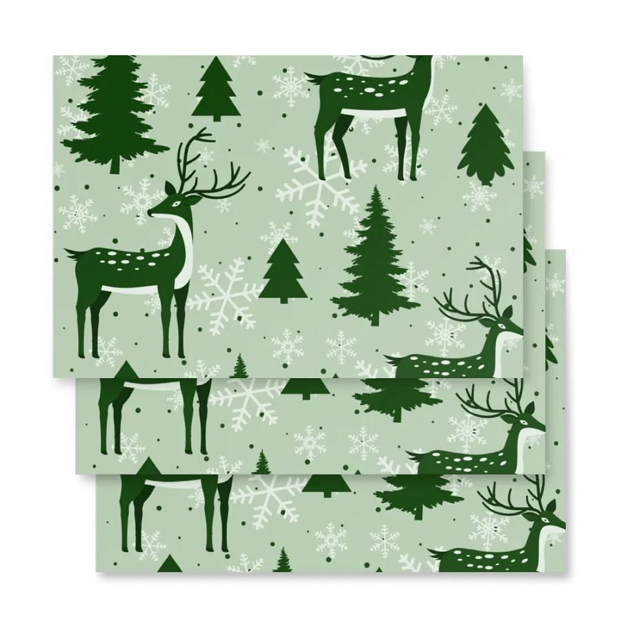 Reindeer Wrapping paper product image (4)