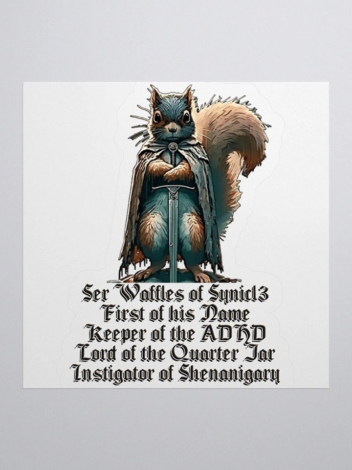 Ser Waffles Sticker product image (1)