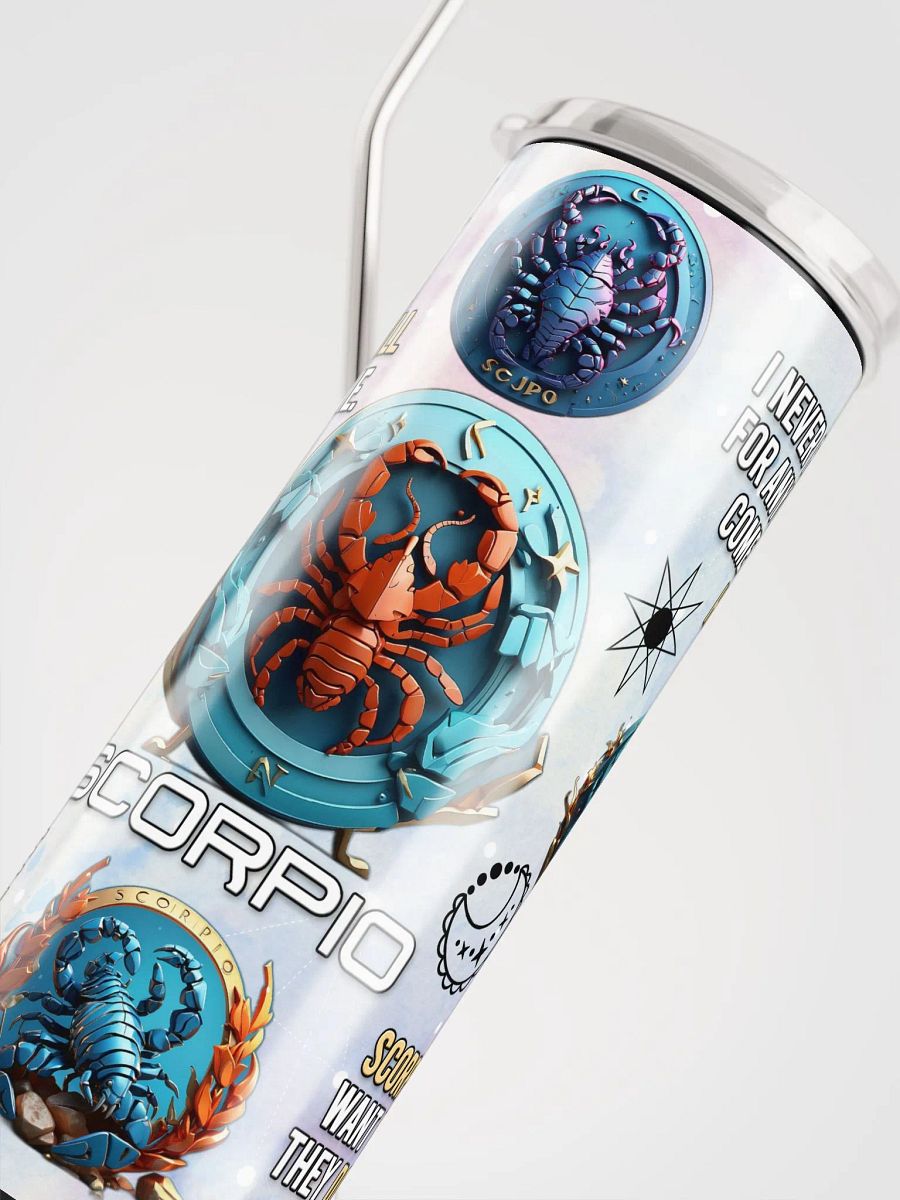 Intense and Chill Scorpio Stainless Steel Tumbler product image (9)