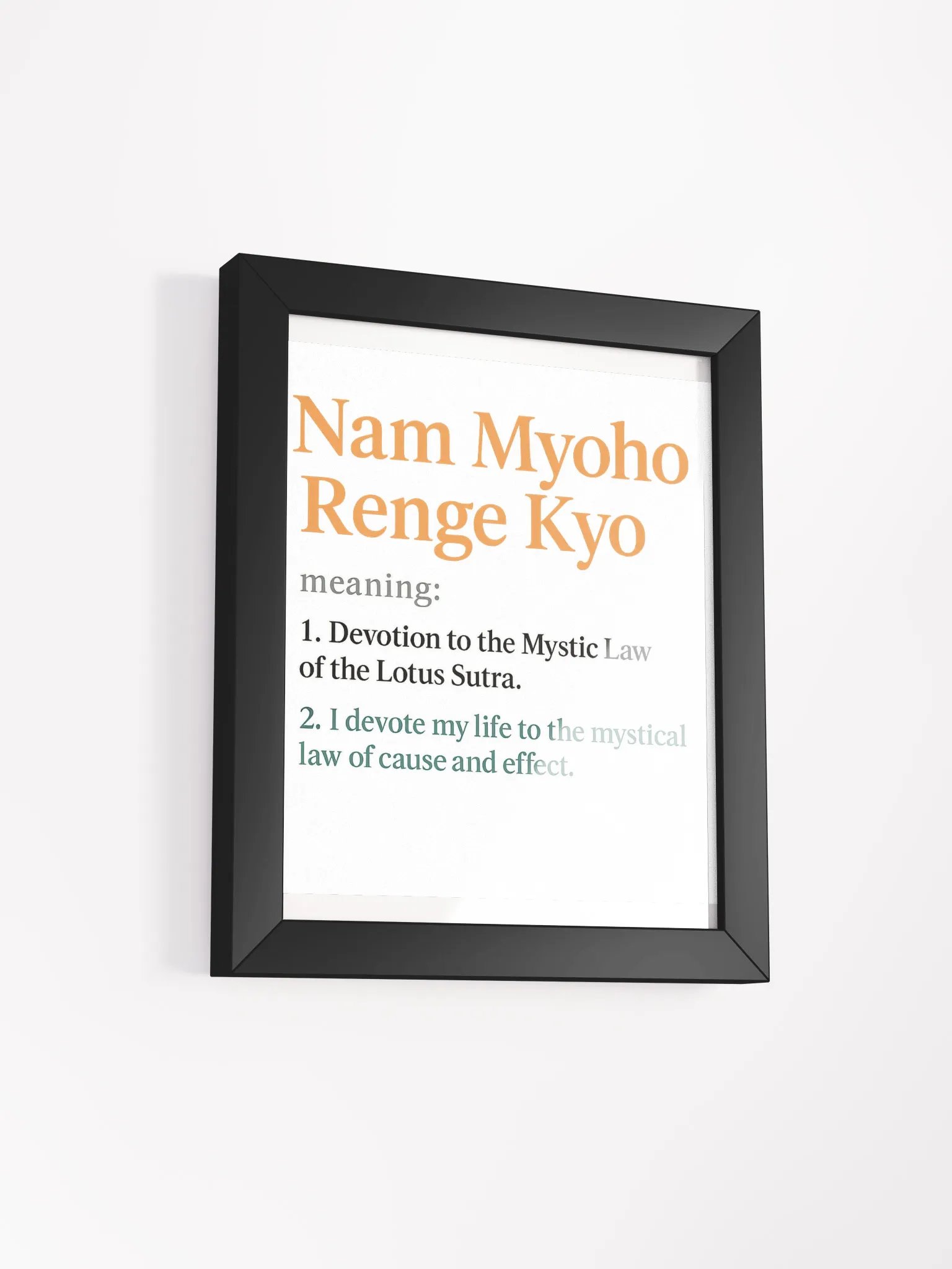 Devotional Nichiren Buddhism Wall Art product image (2)