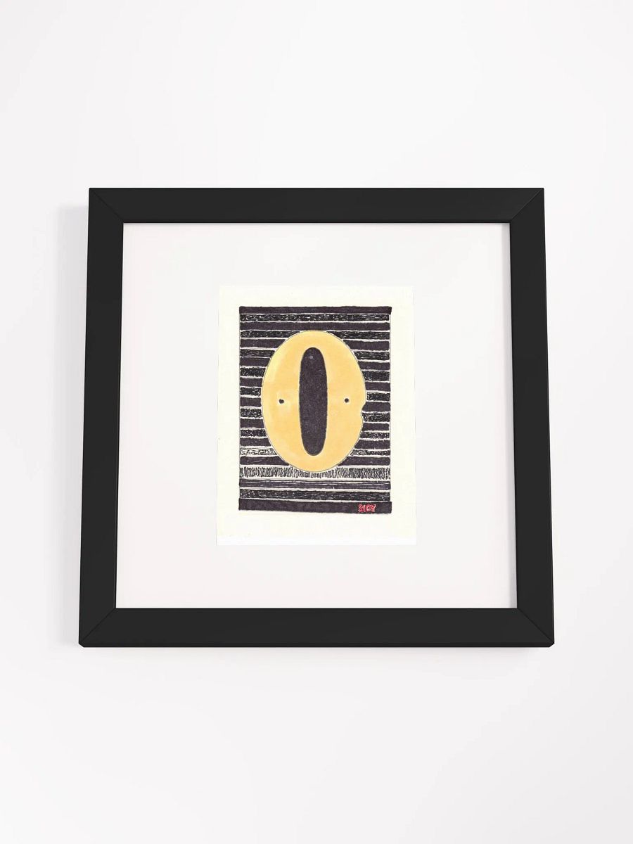 A cypher screams Panel Card Print Framed product image (3)