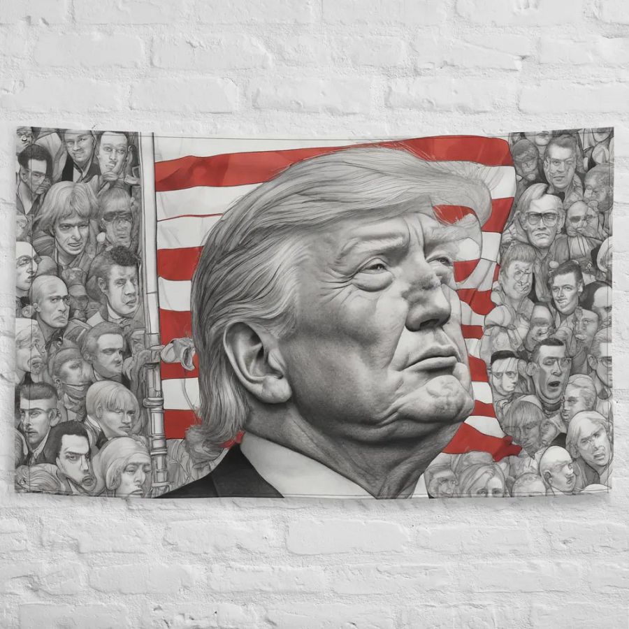 American Dreams Flag Wall Tapestry product image (10)