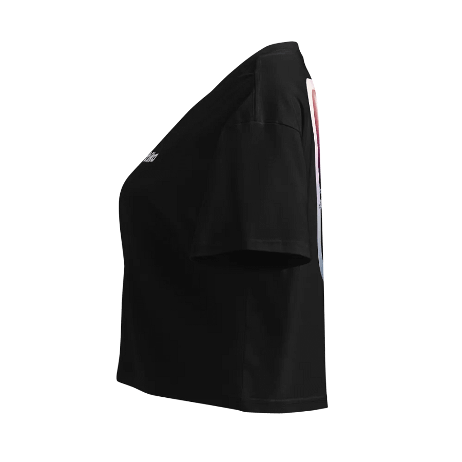 Universal Elegant Droid Women's Black Crop Top product image (4)