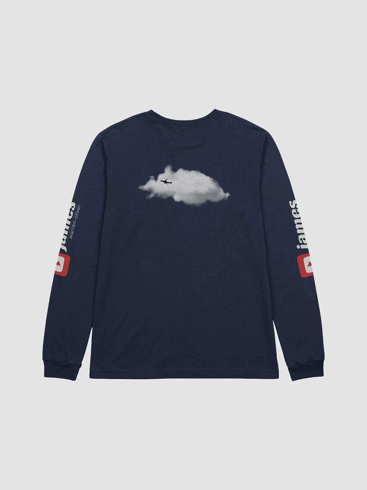 💤 First Class Pyjama Long Sleeve Top (Navy) - Two-Tone Gold Tailfin product image (2)