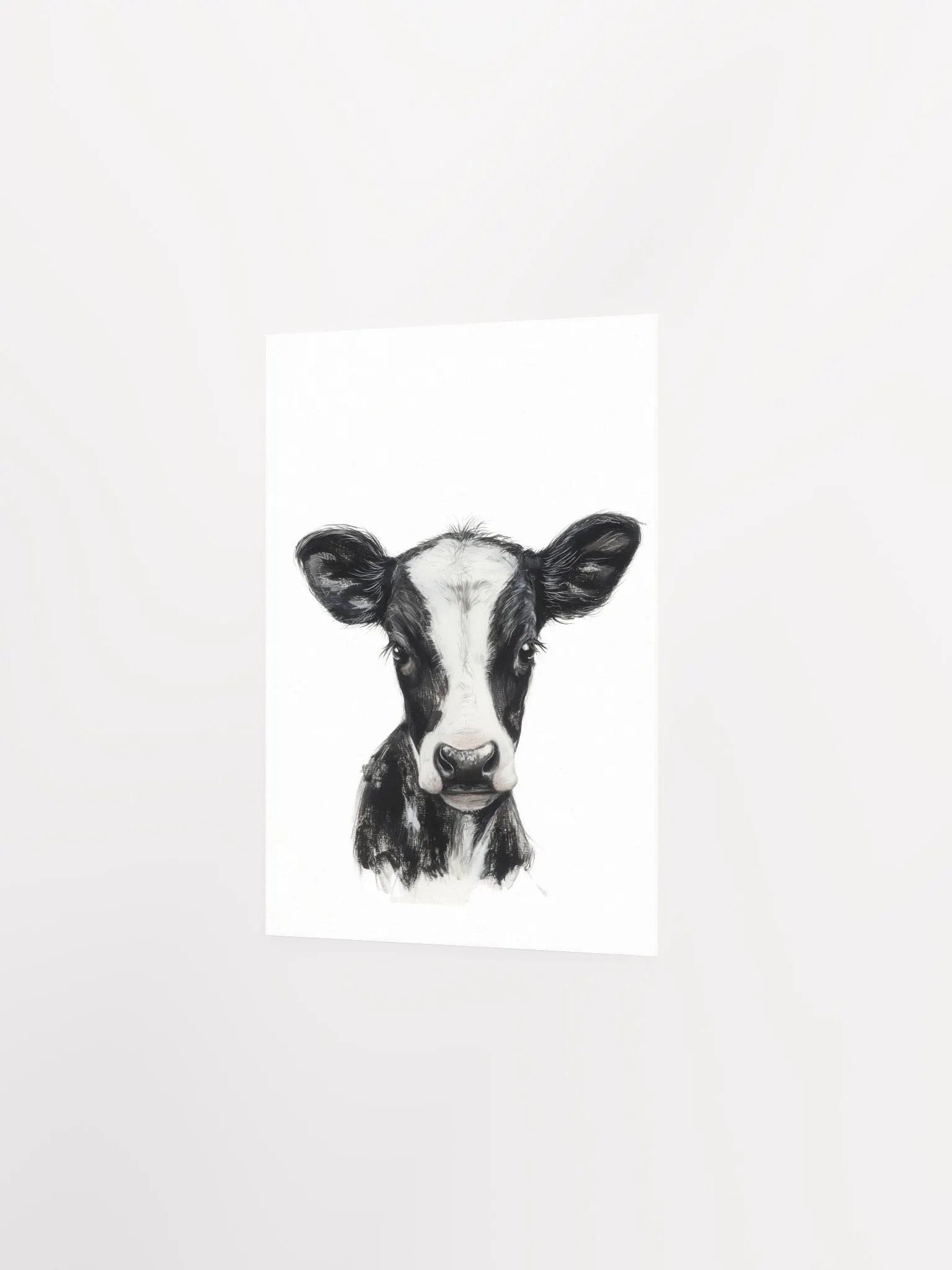 Cute Cow - Farm Animal Print A104 product image (3)