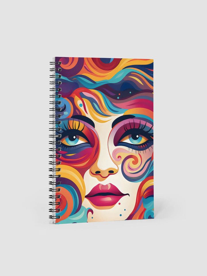 Dreamy Swirls Spiral Notebook product image (1)