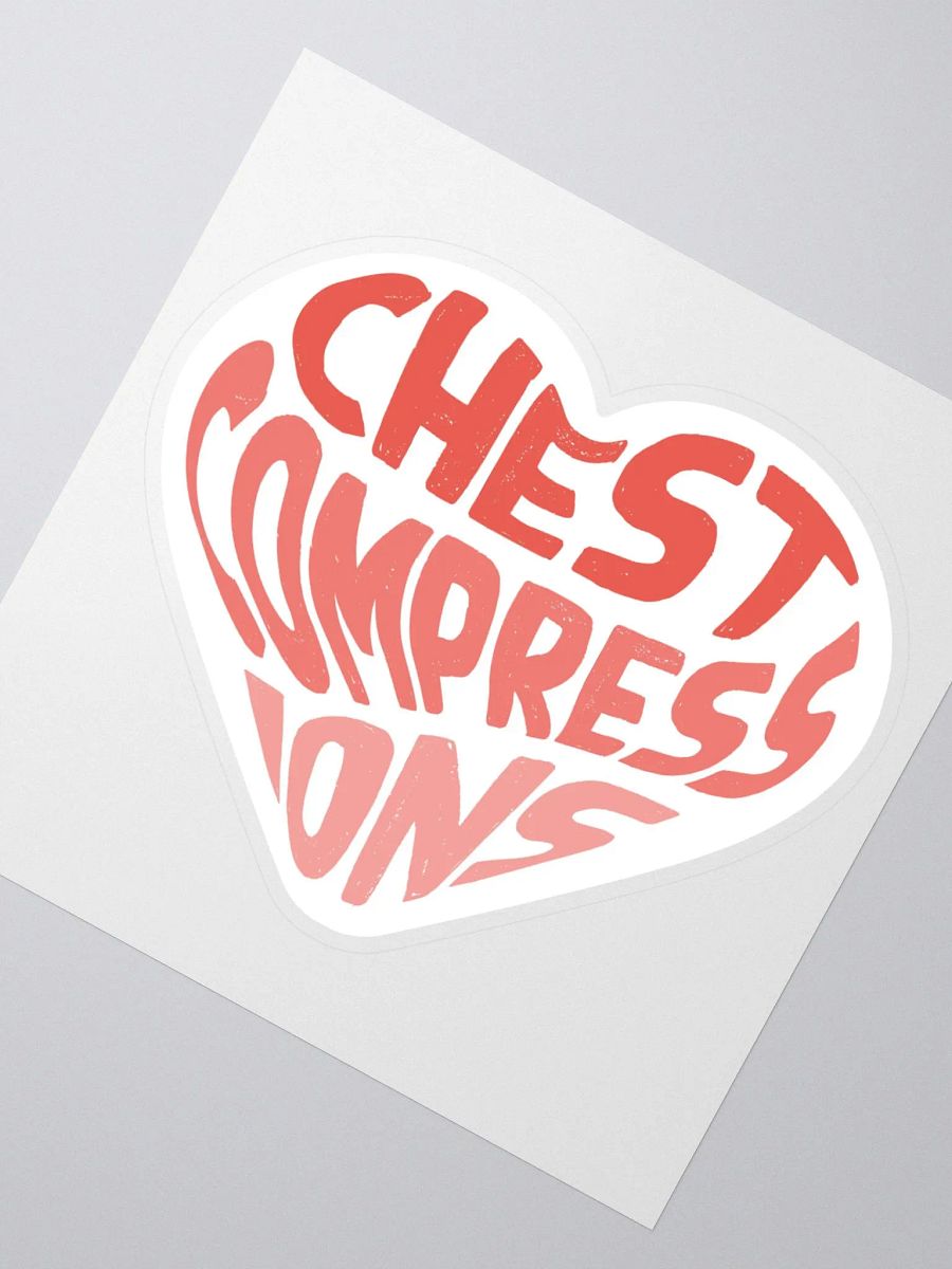 Chest Compressions Sticker product image (10)